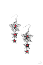 Load image into Gallery viewer, Paparazzi ♥ Tapered Tiers - Red ♥ Earrings