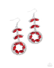 Load image into Gallery viewer, Paparazzi Earring ~ Polished Pattern - Red