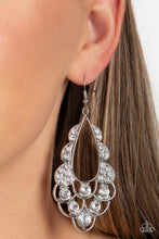 Load image into Gallery viewer, Paparazzi ♥ Majestic Masquerade - White ♥ Earrings