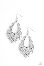 Load image into Gallery viewer, Paparazzi ♥ Majestic Masquerade - White ♥ Earrings