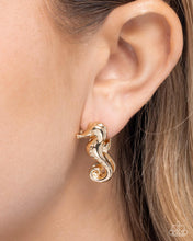 Load image into Gallery viewer, Sea Horse Statement - Gold

