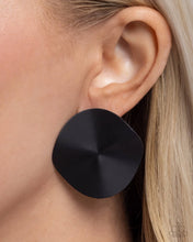 Load image into Gallery viewer, Paparazzi ♥ Moody Masterpiece - Black ♥ Post Earrings
