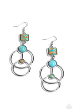 Load image into Gallery viewer, Paparazzi Earring ~ Interlocked Influence - Brown
