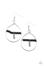 Load image into Gallery viewer, Paparazzi ♥ Free Bird Freedom - Black ♥ Earrings
