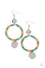 Load image into Gallery viewer, Paparazzi ♥ Cayman Catch - Orange ♥ Earrings
