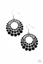 Load image into Gallery viewer, Paparazzi ♥ So Self-GLOW-rious - Black ♥ Earrings

