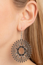 Load image into Gallery viewer, Paparazzi ♥ Revel in Radiance - Black ♥ Earrings
