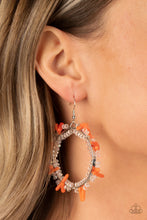 Load image into Gallery viewer, Paparazzi ♥ Ocean Surf - Orange ♥ Earrings
