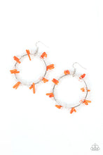 Load image into Gallery viewer, Paparazzi ♥ Ocean Surf - Orange ♥ Earrings
